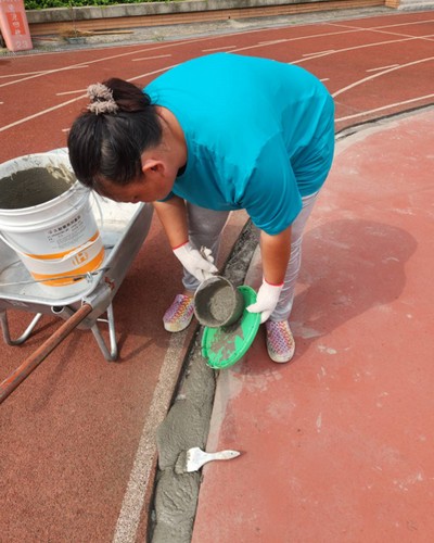 屏東麟洛鄉PU跑道, 屏東麟洛鄉PU運動跑道整修工程, 屏東麟洛鄉操場跑道整修工程